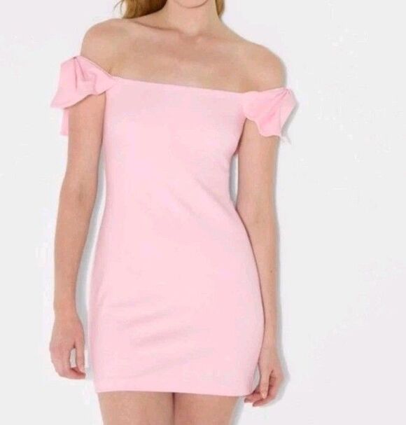 wild fable Dresses & Skirts - Women’s Wild Fable Off The Shoulder Bows Pink Mini Dress  XL Retail $35